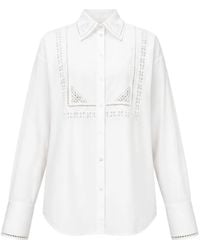 Ermanno Scervino - Broderie-Anglaise Shirt - Lyst