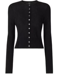 Pinko - Cardigan With Mother-Of-Pearl Buttons - Lyst