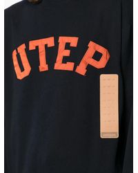 4SDESIGNS - Utep-Print Cotton Sweatshirt - Lyst