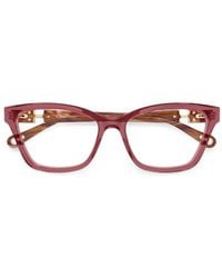 Chloé - Geometric-Frame Glasses - Lyst