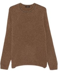 Zanone - Ribbed-Knit Raglan-Sleeve Sweater - Lyst