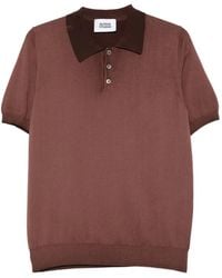 Alpha Studio - Button Polo Shirt - Lyst