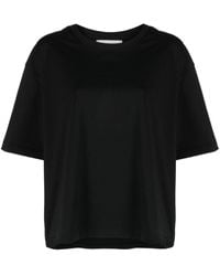 Studio Nicholson - T-shirt box nera in cotone - Lyst