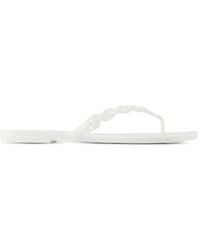 Tory Burch - Gemini Flip Flops - Lyst