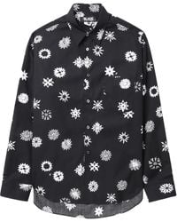 COMME DES GARÇON BLACK - Hemd Mit Grafischem Print - Lyst