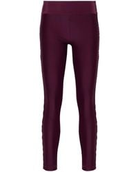 Versace Jeans Couture - Logo Tape Stretch Leggings - Lyst