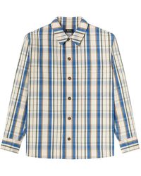 A.P.C. - Nathan Check-Print Jacket - Lyst
