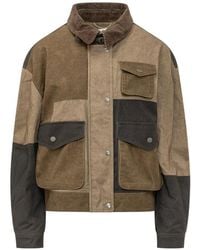Isabel Marant - Patchwork Buckle-Collar Jacket - Lyst