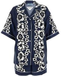Prada - Floral-Print Short Pyjamas - Lyst