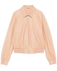 DESA NINETEENSEVENTYTWO - Zipped Leather Jacket - Lyst