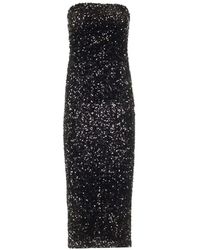 Al Duca d'Aosta - Sequin-Embellished Bustier Dress - Lyst