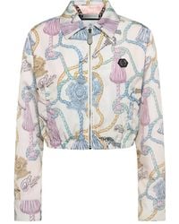 Philipp Plein - Jacke Mit Quasten-Print - Lyst