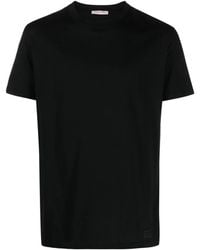 Valentino Garavani - Logo-patch Cotton T-shirt - Lyst