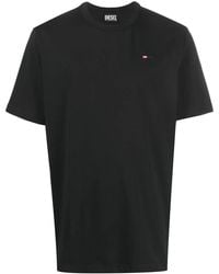 DIESEL - T-Just-Microdiv Logo-Embroidered T-Shirt - Lyst