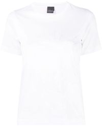 Lorena Antoniazzi - Embroidered Cotton T-shirt - Lyst