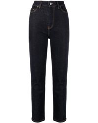 Ganni - Slim-leg Cropped Jeans - Lyst