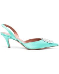 AMINA MUADDI - Camelia 60Mm Slingback Pumps - Lyst