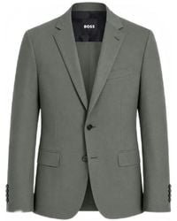 BOSS - Single-Breasted Notched-Lapels Suit Jacket - Lyst