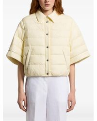 Peserico - Short-Sleeve Buttoned Jacket - Lyst
