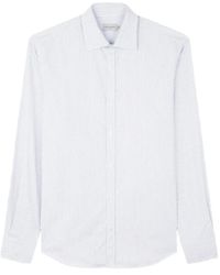 Paul & Shark - Stripe-Pattern Cotton Shirt - Lyst