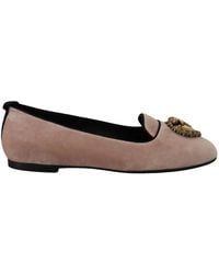 Dolce & Gabbana - Devotion Embellished Velvet Loafers - Lyst