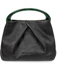 Dries Van Noten - Small Pleated Leather Tote Bag - Lyst