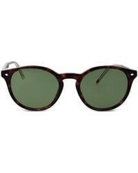 Giorgio Armani - Round-Frame Sunglasses - Lyst