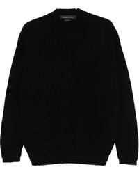 FEDERICO CINA - Drop-Shoulder Wool Sweater - Lyst