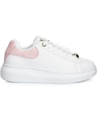 Guess - Fireup Genuine Leather Sneakers - Lyst