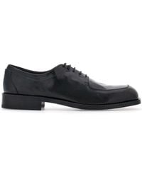 Ferragamo - Square-Toe Derby Shoes - Lyst