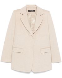 FEDERICA TOSI - Single-Breasted Short Coat - Lyst