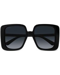 Gucci - Square Oversize-frame Sunglasses - Lyst
