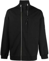 A_COLD_WALL* - Logo-Embroidered Double-Zip Sweatshirt - Lyst