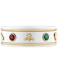 Gucci Icon Ring with Gemstones