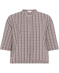 Rosetta Getty - Cropped Blouse - Lyst