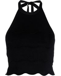 Patou - Wave Milano-Knit Halterneck Top - Lyst