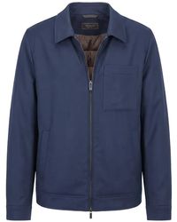 Peserico - Zip-Up Shirt Jacket - Lyst