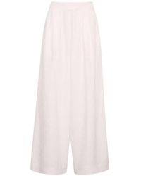 Cara Cara - Linen Pleated Palazzo Pants - Lyst