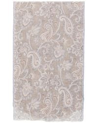 Dell'Oglio - Giglio Paisley-Pattern Scarf - Lyst