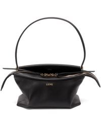 Loewe - Small Whisker Leather Tote Bag - Lyst