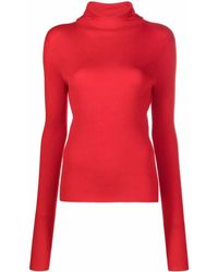 Jil Sander - Ribbed-Knit Hoodie - Lyst