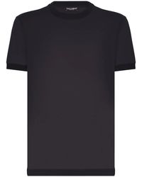 Dolce & Gabbana - クルーネック シルクtシャツ - Lyst