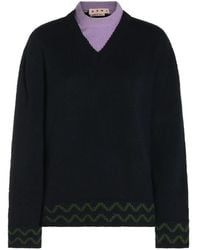 Marni - Layered-Neck Sweater - Lyst
