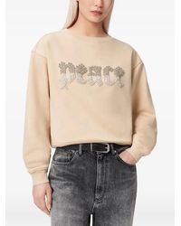 AllSaints - Peace Pippa Embellished Sweatshirt - Lyst