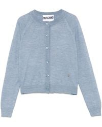 Moschino - Cárdigan Con Cuello Redondo - Lyst