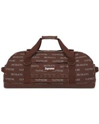 Supreme - Logo-Print Duffle Bag - Lyst