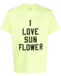 sunflower - Slogan-print Cotton T-shirt - Lyst
