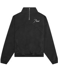 Rhude - Sweatshirt Mit Logo-Stickerei - Lyst