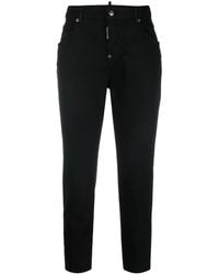 DSquared² - Mid-Rise Cropped Jeans - Lyst