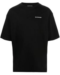Balenciaga T-shirt Met Logoprint - Zwart